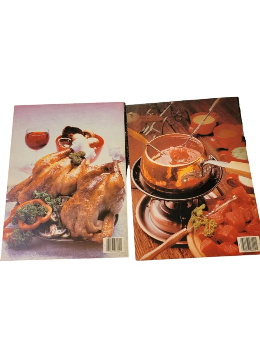 Vintage Cookbook Lot 70s 80s Retro Home Decor Kitchen Bake Cook Book Recipe Food